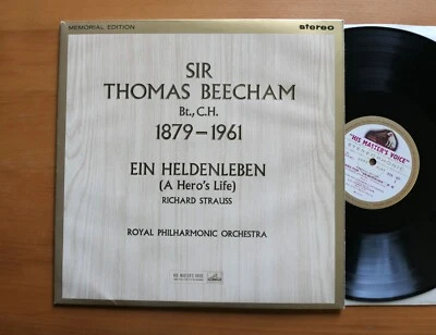 ASD 421 ED1 Strauss Ein Heldenleben Beecham HMV 1st W/G Stereo NM - Image 1 of 4