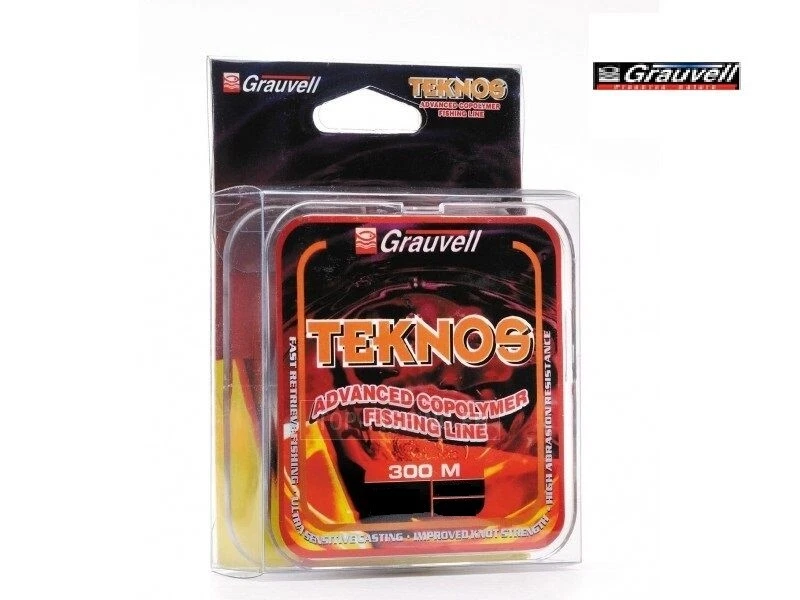 Grauvell Teknos Nylon Fishing Reel 300m Diameter 18/100 Resistance 2.5kg - Image 1 of 1