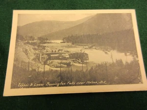 Bonnington Falls Upper & Lower Nelson B.C. 1930's?#2702ME - Picture 1 of 2