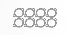 Set of (8) 3/8" thick 304ss Header Flanges- Chevy Performance LSx-DR Heads- 2" - Bild 1 von 1