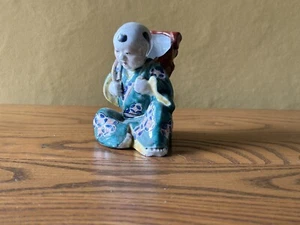 Antique Miniature Chinese Porcelain Figure Of A Boy In A Dog Mask. - Picture 1 of 24