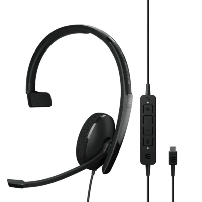 EPOS Sennheiser ADAPT SC 130T USB-C II Mono Computer Headset Microsoft Teams - Image 1 of 4