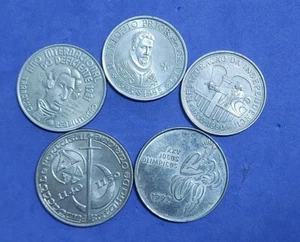 30) Portugal - LOT 5 Commemorative Coins - All different HIGH GRADE - Picture 1 of 2