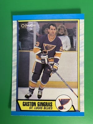 1989-90 O-Pee-Chee Gaston Gingras #270 St. Louis Blues - Image 1 of 2