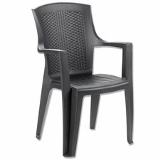 Gartenstuhl metall teak