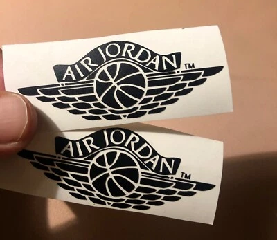 ORACAL Air Jordan Wings logo w/ TM- vinyl decal sticker - Used for Aj1 Sneaker Repairs