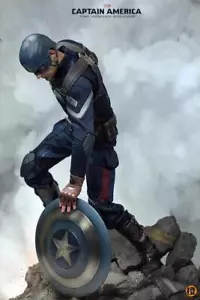 (AU) Hot Toys MMS 242 Captain America 2 Winter Soldier Stealth S.T.R.I.K.E Suit - Picture 1 of 3