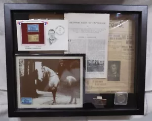 Holzvitrine Booker T. Washington Sammlerstück Memoribilia - Bild 1 von 10