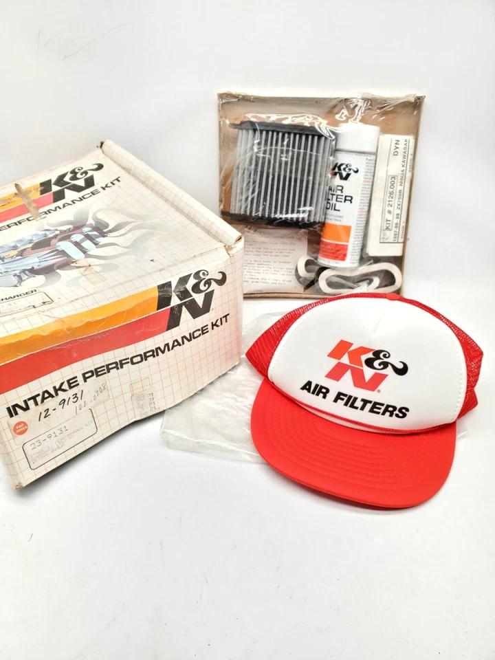 NUEVO KIT FILTRO AIRE K&N PERFORMANCE 4 87-89 Ninja 750R ZX750 3-9131 CON GORRA SNAPBACK Foto 1 de 4