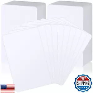 Zomiboo 200 Pcs Tall Trading Card Dividers White 2.7 x 4.2 Inch Plastic Card - Picture 1 of 5