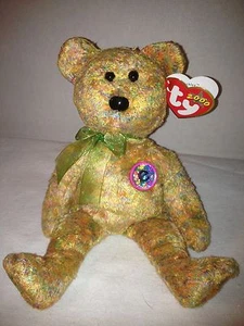 TY SPECKLES BEAR BEANIE BABY 2000 RETIRADO PRIMER OSO EXCLUSIVO DE INTERNET ¡NUEVO! - Imagen 1 de 1