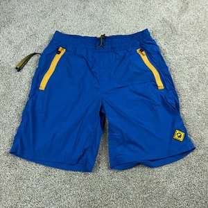 REI Shorts Mens Medium Blue Outdoor Afro Hiking Camping Outdoors Stretch 9 IN - Picture 1 of 12