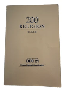 Dewey Dezimalklassifikation 200 Religionsklasse DDC 21 Nachdruck sehr guter Zustand - Bild 1 von 9