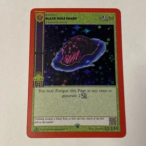 Black Hole Shard Kickstarter Holo Cryptid Nation - 1a edizione KS Metazoo quasi nuovo - Foto 1 di 7