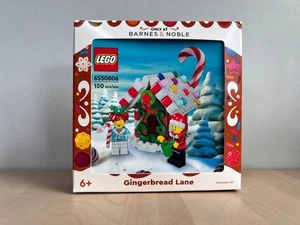 Lego Gingerbread Lane Set Exclusive Holiday Promo 6550806 Barnes And Noble NEW - Picture 1 of 5