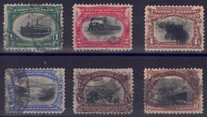 USA 1901 Esposizione Pan-Americana di Buffalo 6v us - Imagen 1 de 1