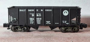 Baltimore & Ohio RR 2 Bay Rib Side Hopper 321894 w/ sprung trucks S Scale - Picture 1 of 9