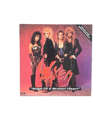 Vixen Edge of a Broken Heart-Manhattan Poster Picture Sleeve 7” Vinyl Record 🎸 - Image 1 of 2