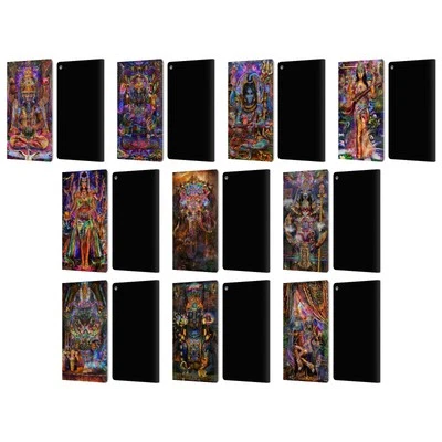 OFFICIAL JUMBIE ART GODS AND GODDESSES LEATHER BOOK WALLET CASE FOR AMAZON FIRE - Image 1 of 4