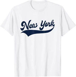 New York - NYC - Retro \/ Throwback Design - Classic T-Shirt Hoodie - Picture 1 of 14