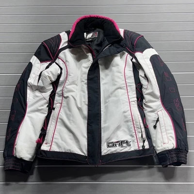 DRIFT RACING Niñas Chaqueta Aislante Rosa Blanco Negro Talla M Snowboard Esquí Foto 1 de 4