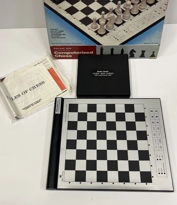 Radio Shack 1650 Fast Response Time Computerized Chess Game Tandy Complete Set - Image 1 of 4