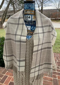 Talbots Unisex Multicolor Warm Scarf / 50% Cashmere&50% Wool/Made in Italy !!! - Picture 1 of 6