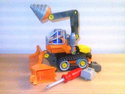 Lego duplo toolo-3590- Action Wheelers- interaktives Baufahrzeug -Sound-komplett - Bild 1 von 4