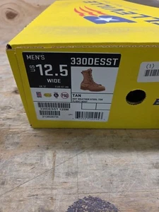 Belleville 330 DES ST Steel Toe Flight Boots Sz 12.5 Wide Desert Military USA - Picture 1 of 5