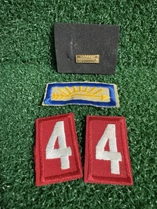Pfeil des Lichts & #4s Rang Uniform Patch BSA Cub Scouts Amerika & Pin - Bild 1 von 2