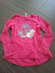 Pampolina, tolles Langarmshirt, pink, Gr. 128 - Bild 1 von 6