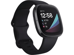 Reloj deportivo de exposición Fitbit Sense, Negro, Avanzado de Salud, - Imagen 1 de 7