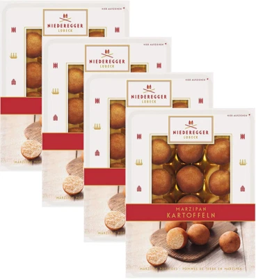 Niederegger Marzipan Kartoffeln, 4er Pack (4x 100 g) 40011 - Bild 1 von 2