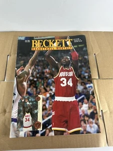Beckett Basketball Monthly July 1995 Issue #60 Hakeem Olajuwon - Picture 1 of 4