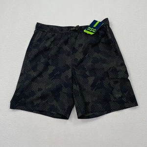DSG Youth Performance Athletic Knit Adventure Shorts Size XL Dark Green Camo - Picture 1 of 10