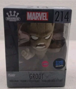Funko Pop! Minis Marvel Flocked Groot 214 Five Below Exclusivo - Imagen 1 de 3