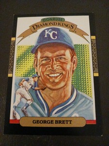 1987 #15 George Brett Donruss Diamond Kings Kansas City Royals