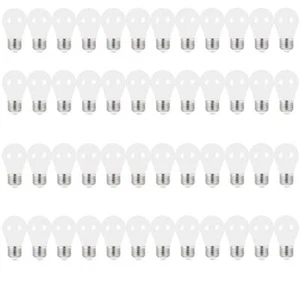 Feit Electric Ceiling Fan Light Bulb 60W 48-Pack 3000K Bright White A15 Frosted - Picture 1 of 12