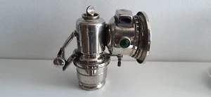 Vintage Joseph Lucas Calcia Club Carbide Bicycle Lamp #143 - Picture 1 of 13