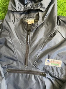 Vintage Walt Disney World Kids XL Windbreaker 1/4 Zip Jacket Rain Coat Pockets - Picture 1 of 11
