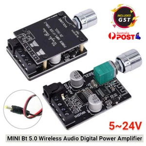 MINI Bluetooth 5.0 Wireless Audio Digital Power Amplifier Stereo Board Amp AU - Picture 1 of 22