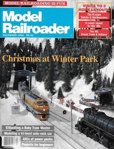 Model Railroader Magazine December 1986 Christmas at Winter Park, Power Packs - Picture 1 of 1