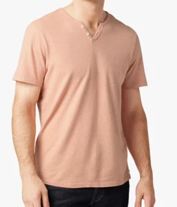 Joe's Jeans L5921 Mens Wintz Short Sleeve Henley Shirt Size M - Picture 1 of 4