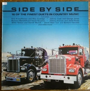 SIDE BY SIDE - 16 OF THE FINEST DUETS IN COUNTRY MUSIC 1980 VINYL LP. CBS 31812. - Picture 1 of 4
