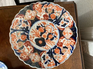 Beautiful Japanese Imari Charger Bowl Porcelain Ceramic Chinese Oriental c 1900 - Picture 1 of 3
