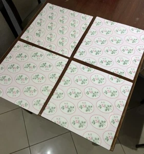 4 Platzsets Tischsets Platzmatten Ikea Kunststoff Rosen Deko Depot zara Boho Top - Bild 1 von 5