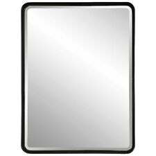 Uttermost Crofton Large Mirror, Satin Black - 9738