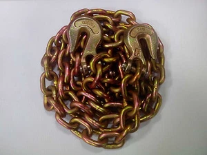 (1) Cadena de transporte 1/2"x 16' grado 70 - alta calidad con ganchos de agarre G70 - Imagen 1 de 4