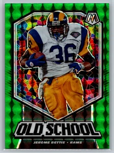Jerome Bettis 2020 Panini Mosaic Old School Green Mosaic OS20 LA Rams - Picture 1 of 2