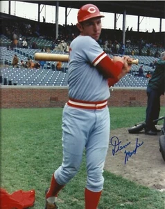 Denis Menke 1972 1973 Cincinnati Reds Wrigley Field Autographed 8x10 Photo COA - Picture 1 of 1